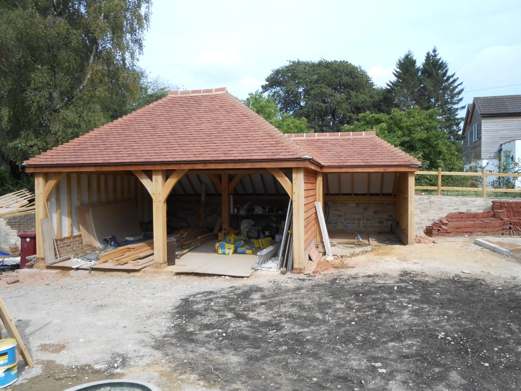 east-harting-house-timber-garage